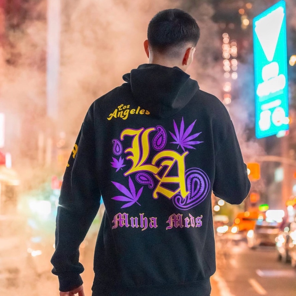 Muha Meds Los Angeles logo S sweatshirt hoodie unisex Inhale Excellence” nyc sm